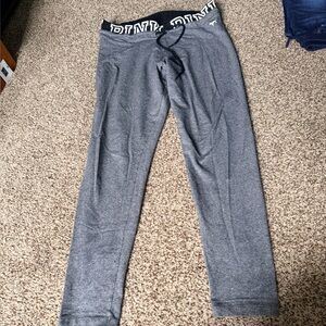 PINK Victoria's Secret Charcoal Yoga Pants